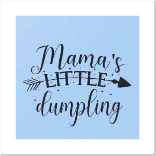 Mama's Little Dumpling cute baby shower toddler gift Posters and Art